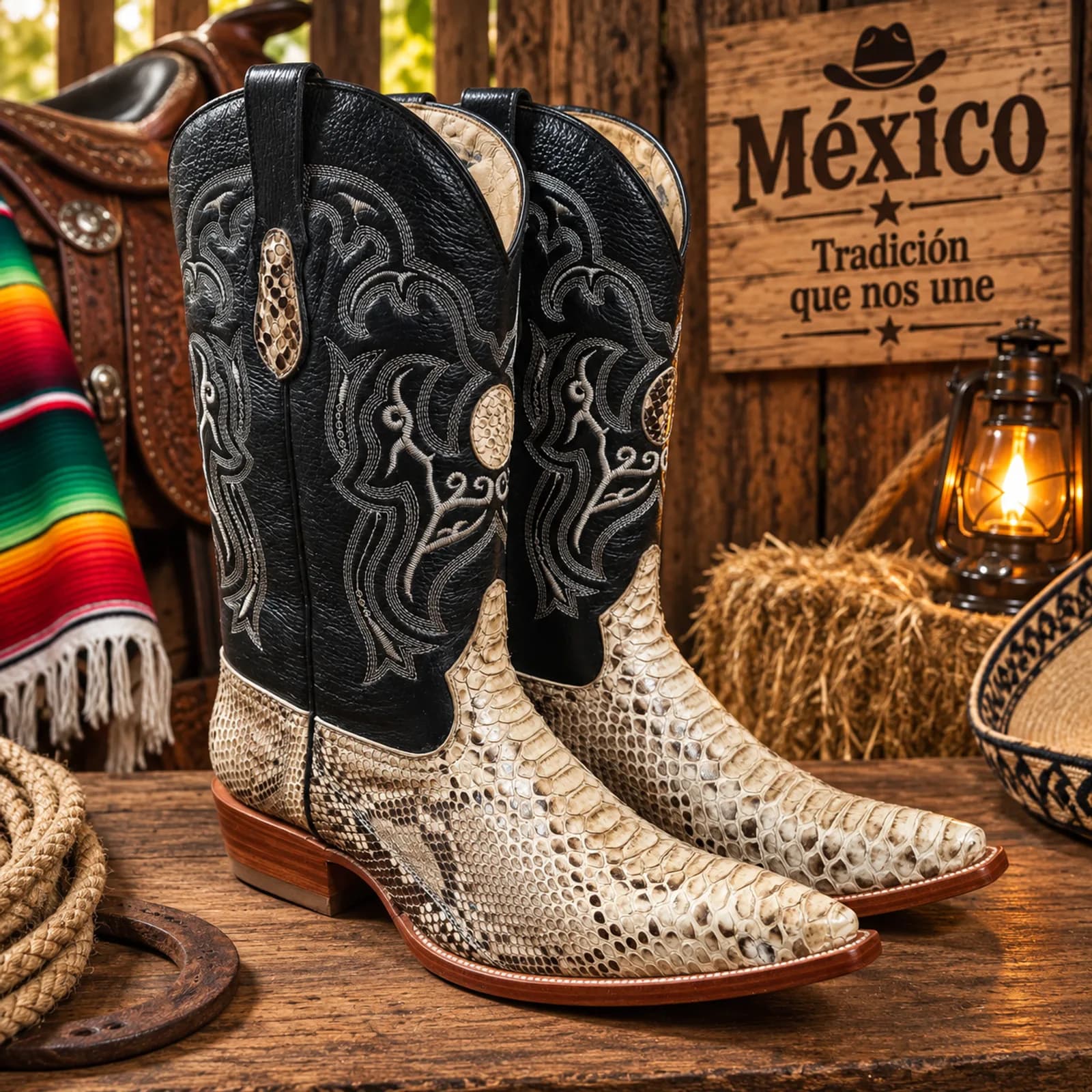Botas Cobra Natural Punta Chihuahua