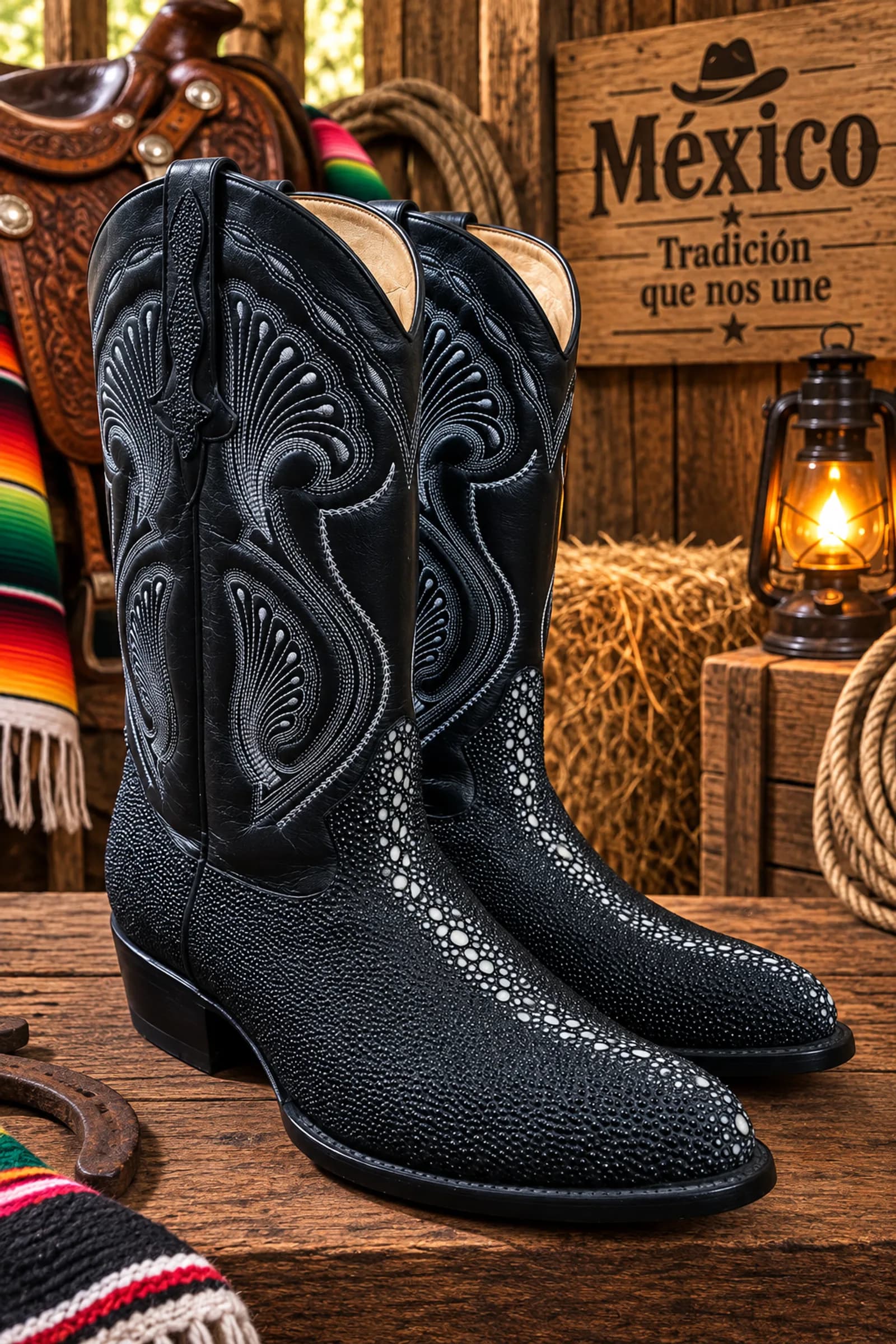 Botas Mantarraya Negra