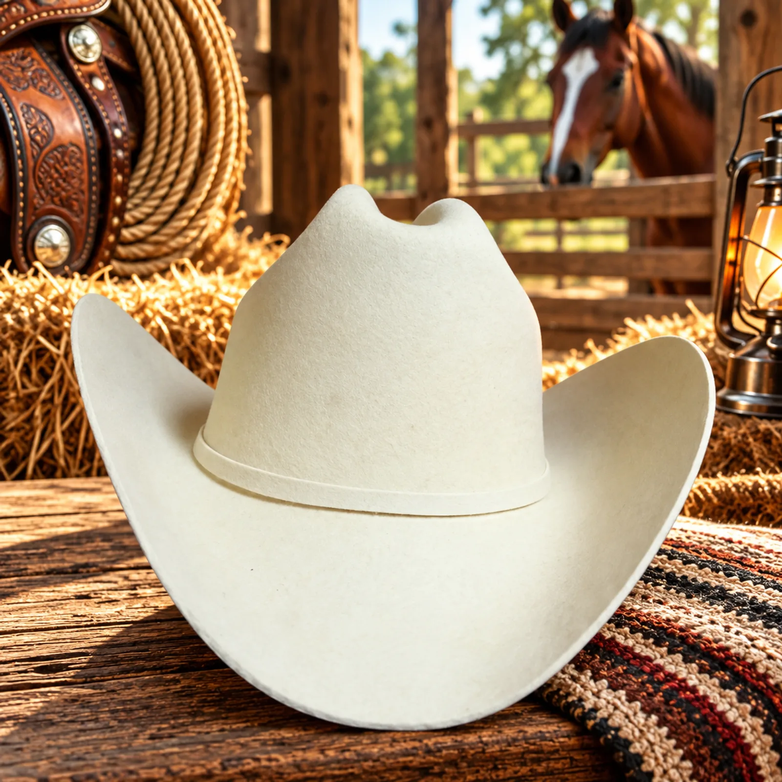 Sombrero Duranguense de Paño Hueso