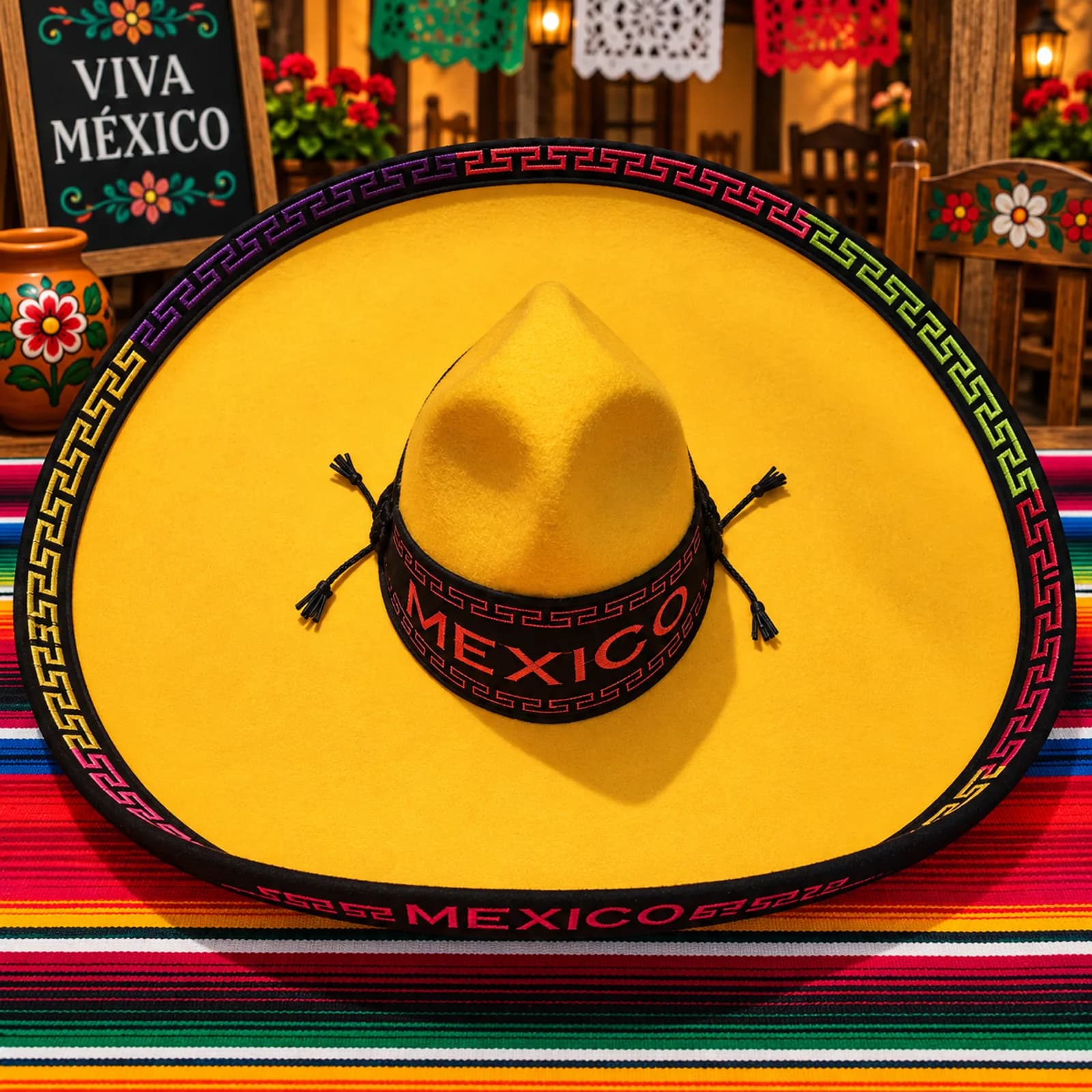 Sombrero Charro/Mariachi Amarillo México