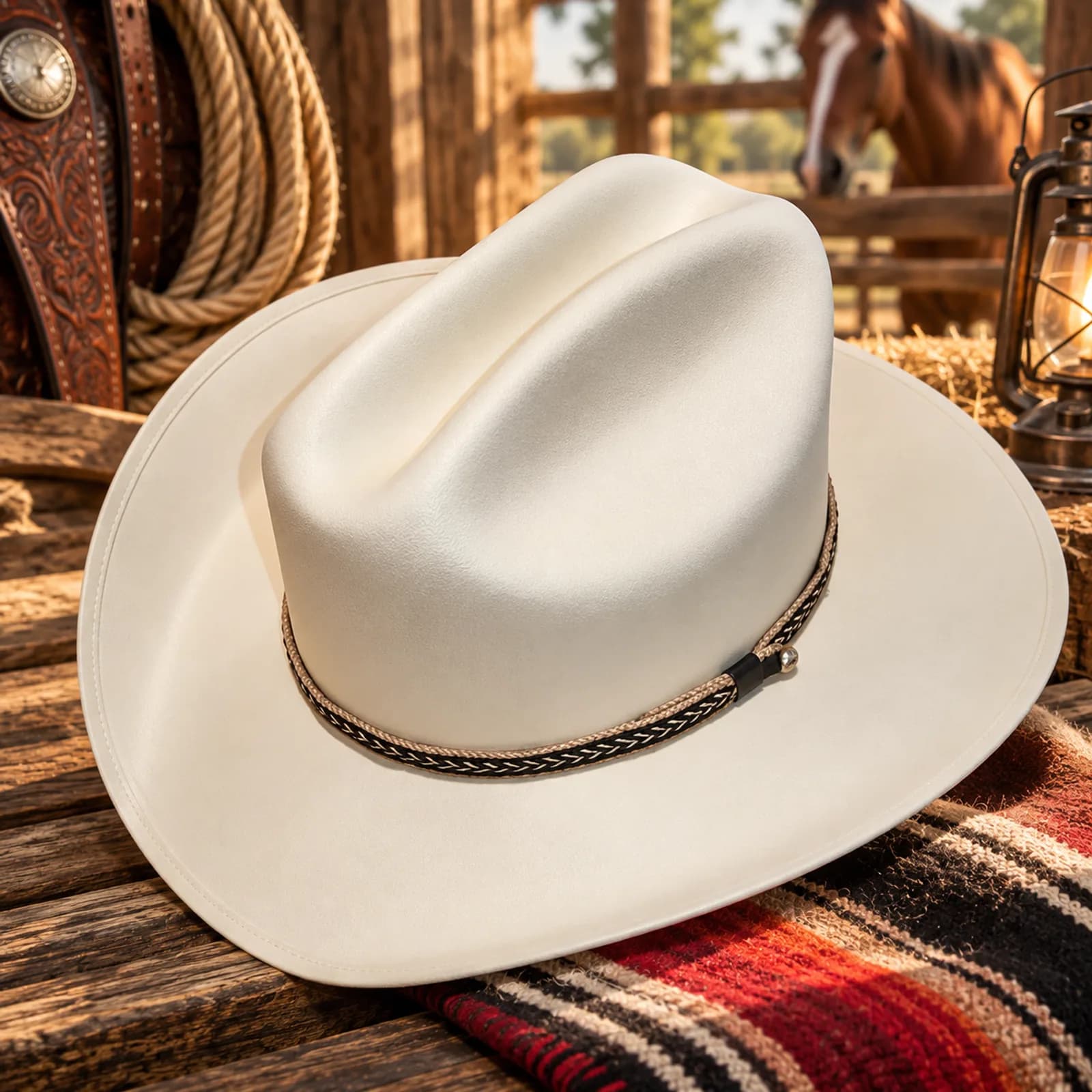 Sombrero Tejano Paja de Arroz