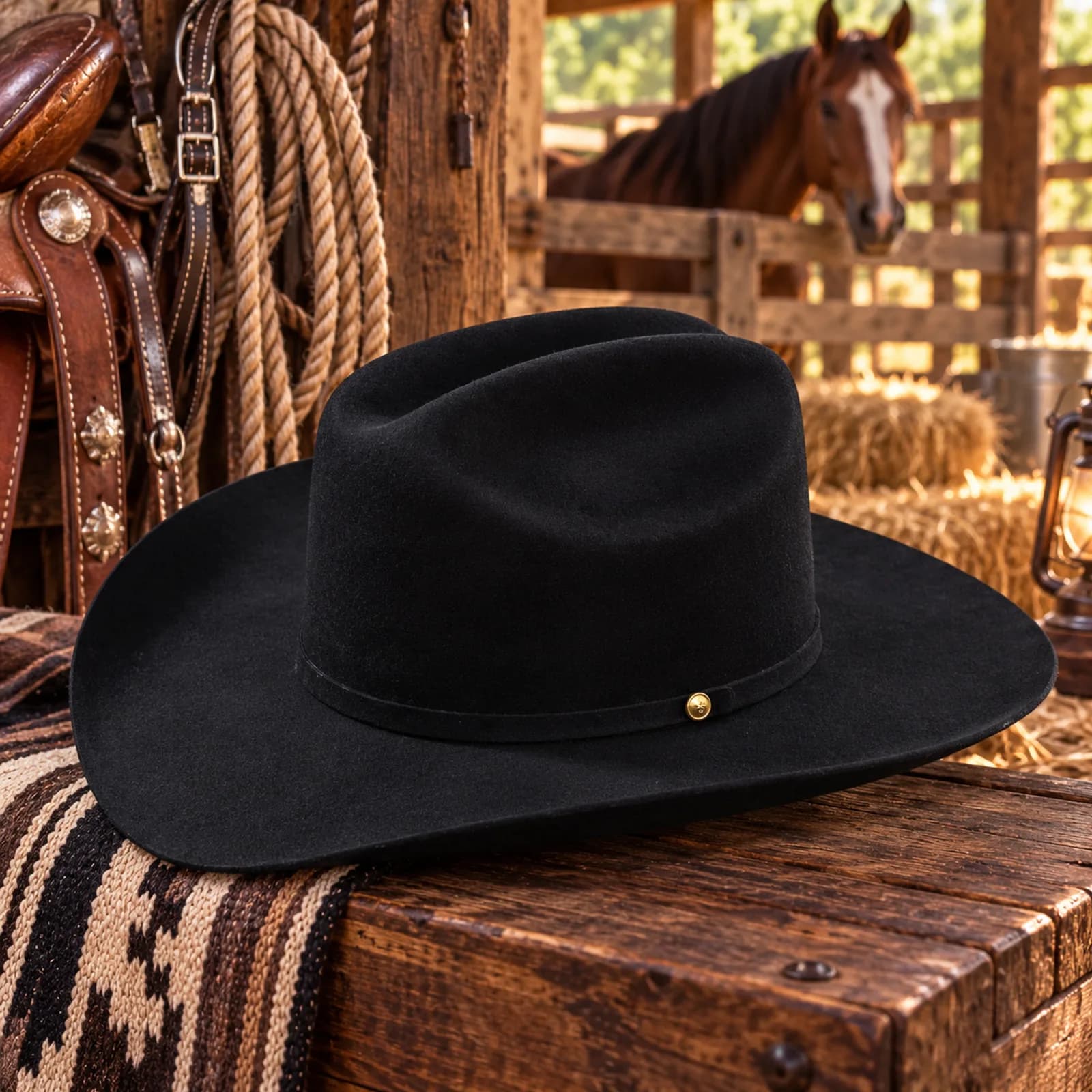 Sombrero Vaquero Negro